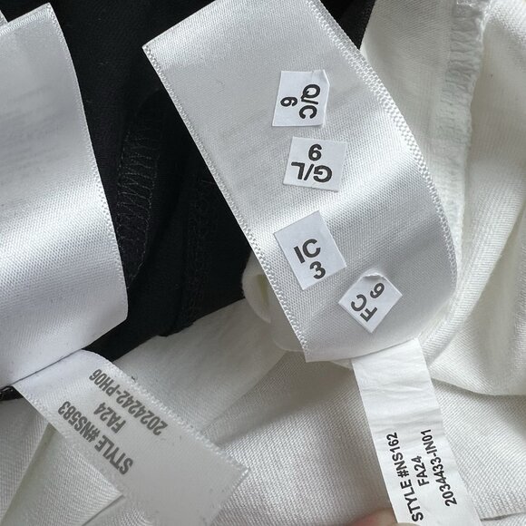 MADEWELL‎ Size XS T-Shirt Bundle of 2 Black Mockneck & Relaxed Oversized Tee - Picture 12 of 14